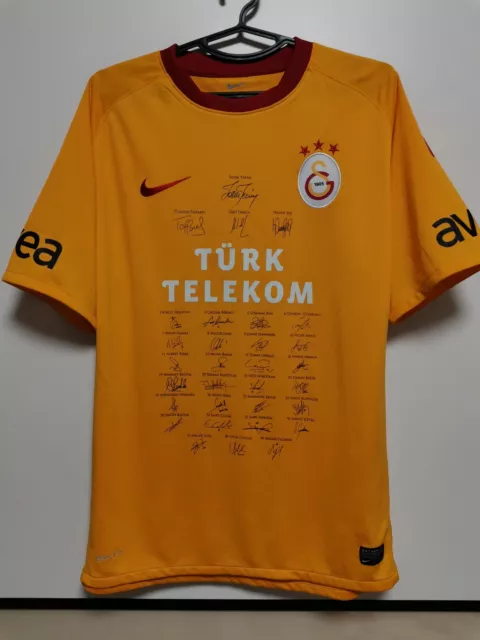 Size L Galatasaray 2011-2012 Signed Third Football Shirt Jersey