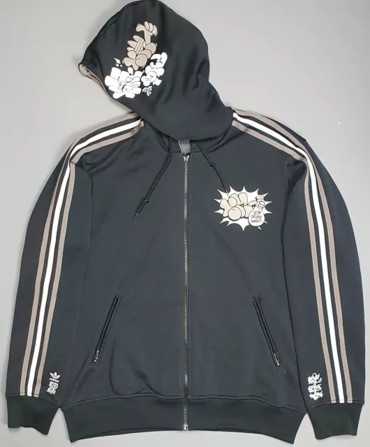 ADIDAS END TO End Track Jacket XL Men s Hooded Graffiti Rare Trefoil Track Top 60.00 PicClick UK