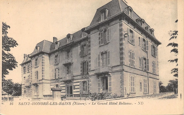 58-Saint Honore Les Bains-Le Grand Hotel Bellevue-N�6023-F/0289
