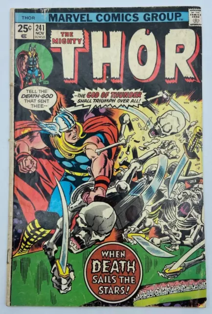 The Mighty Thor Vol. 1 No. 241, Vintage 1975 Marvel Comics