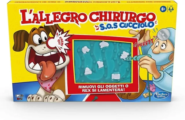 Hasbro L'Allegro Chirurgo SOS Cucciolo Gioco in scatola con suoni