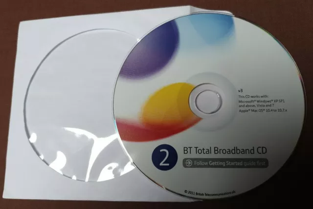 BT Broadband CD GETTING STARTED