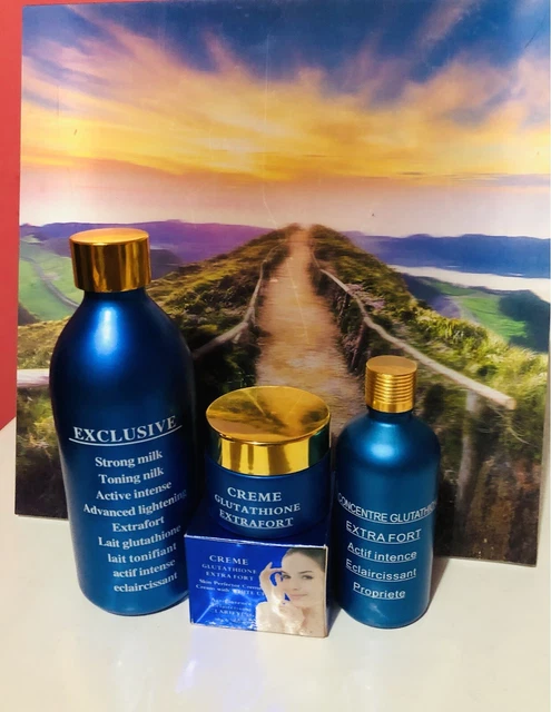 Crème Glutathione Extra Fort - Éclaircissante Et Hydratante - SPF5 - Pour Le Visage Et Le Corps