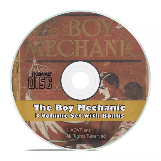 The Boy Mechanic, Mechanical, Electrical, 3000 Home School Projects for Boys V52