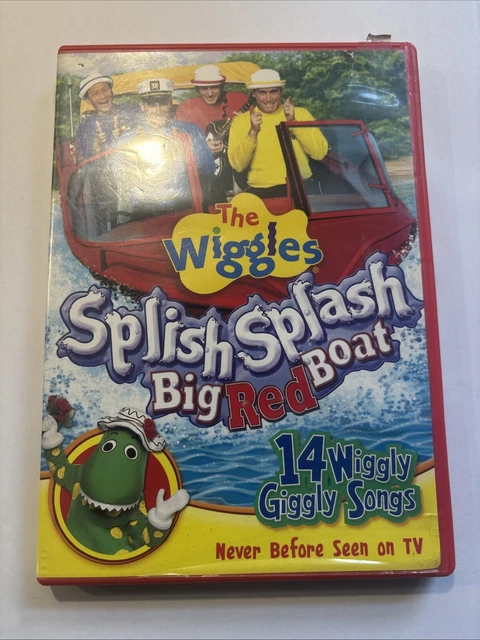THE WIGGLES SPLISH Splash Big Red Boat DVD 2006 14 Wiggly Songs THE WIGGLES SPLISH Splash Big Red Boat DVD 2006 14 Wiggly Songs