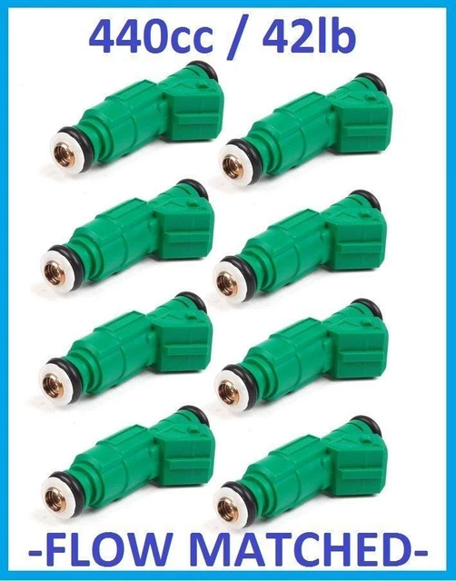 440cc 42lb Fuel Injectors x 8 for Boss 260 32v BA BF 5.4 V8 440cc 42lb Fuel Injectors x 8 for Boss 260 32v BA BF 5.4 V8