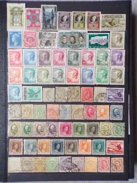 Collection Of Luxembourg Stamps (1)