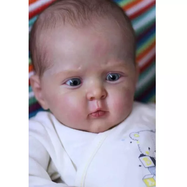 Vinyl Reborn Unpainted Doll Kit JOCY with Soft Cloth Body Eyes Doll Body Parts