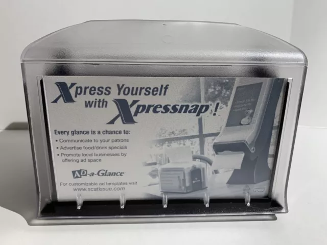 Tork Xpressnap Tabletop Napkin Dispenser, 7.9"W x 5.9"D x 6.1"H  SCA Tissue
