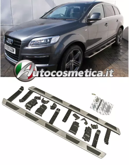 Kit Pedane Sottoporta Con Inserti In Alluminio Audi Q7 2016>
