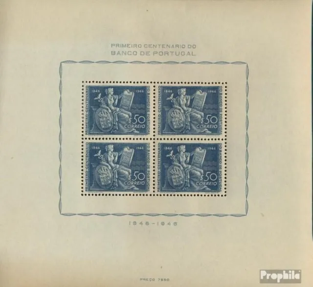 Portugal block11 (complete issue) unmounted mint / never hinged 1946 Bank of Por