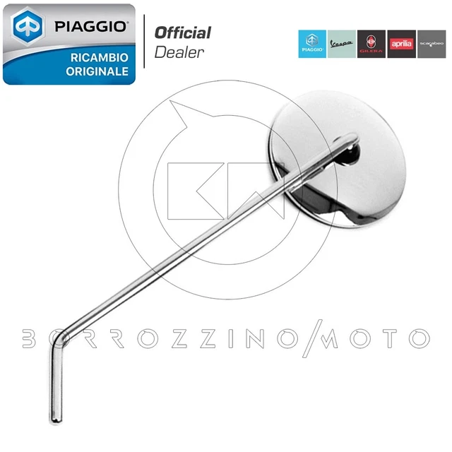Leva Freno Sinistro Cromata Per Scooter – Con Supporto Specchietto 10mm, Compatibile Znen E Simili