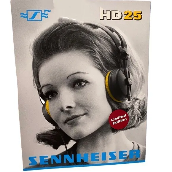 Sennheiser HD 25 Limited Edition Closed Hi-Fi Stereo On Ear Headphone