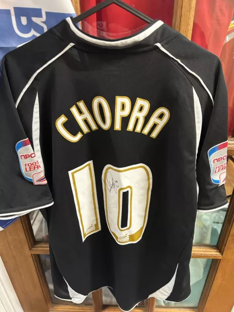 football Match Worn Shirt Ipswich Town Michael Chopra And Signed