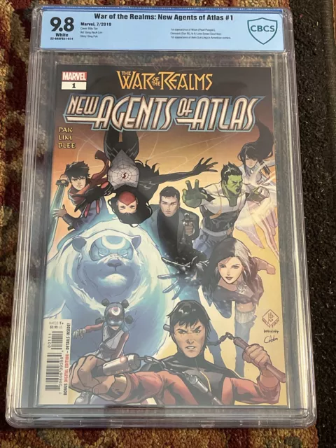 War of the Realms New Agents of Atlas #1 - 1st appearance of Luna Snow CBCS 9.8