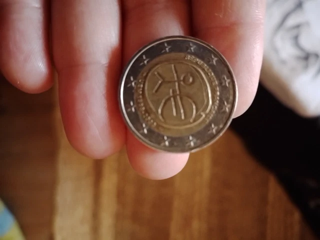 Pièce très rare de 2 euros - Commémorative république française UEM - 2009