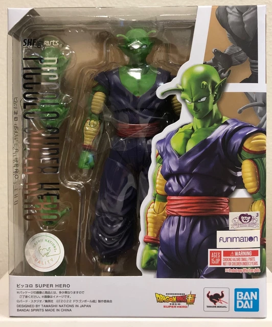 thumbnail image 2 of Bandai Tamashii Nations S.H.Figuarts Piccolo (Super Hero) – Dragon Ball Super Action Figure, Approx. 6.3" Tall, With Optional Hands & Heads 2 of 2