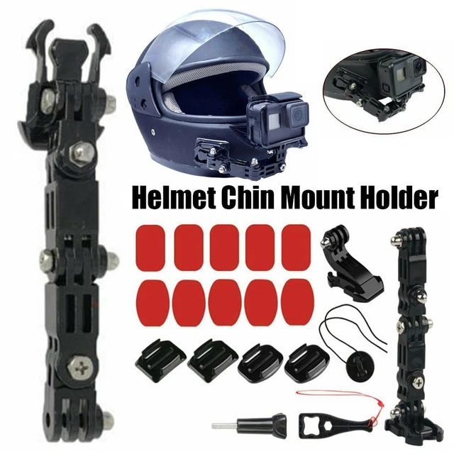 Helmet Front Chin Mount Adjustable Support For Gopro Hero 7 6 5 4 Accessories