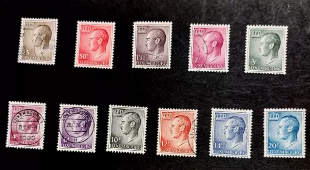 Briefmarken aus Luxemburg, gestempelt + postfrisch, Lot 2