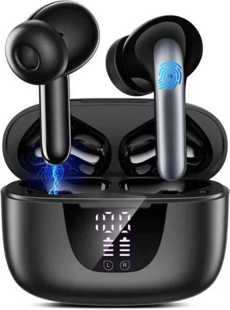 Bluetooth Kopfhörer, Kopfhörer Kabellos Bluetooth 5.3 In Ear, 4 ENC Noise Cancel