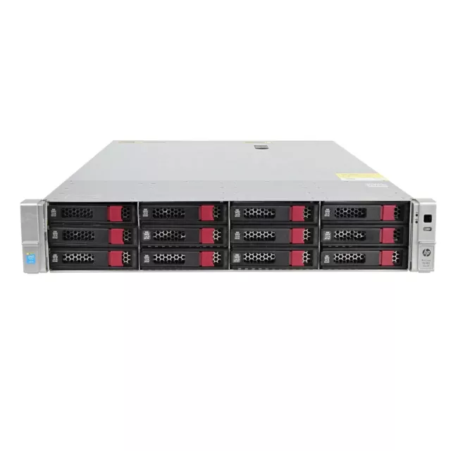 HPE ProLiant DL380 Gen9 12LFF: 2x Xeon E5-2650 V4, 64GB RAM, P840 SAS, G9