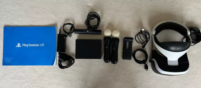 Sony PlayStation 4 BÜNDEL Konsole, DUALSHOCK 4 Controller, VR Headset & Kamera