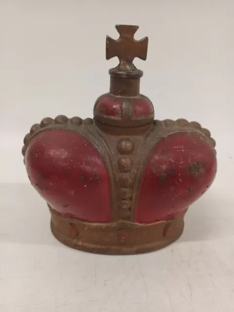 Antique Cast Iron Royal Crown Finial 2.4kg