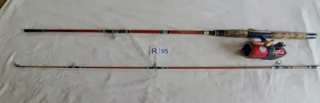 TRUE TEMPER 63L Uni-Spin Rod & Reel 6' 6 Rod Red Reel #R-95