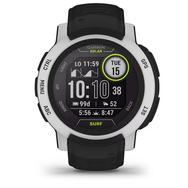 Garmin INSTINCT 2 SOLAR SURF EDITION Silikon Schwarz 45mm 010-02627-05