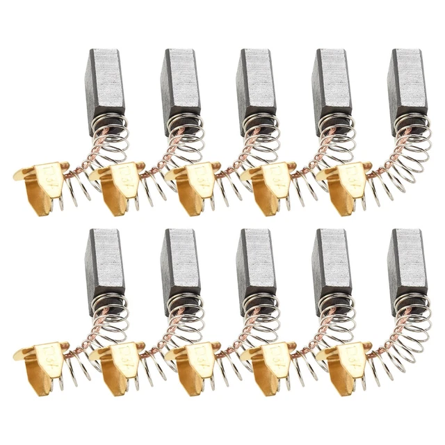 Spazzole di carbone di alta qualità 15x10x6 mm per riparazione motori elettrici set da 10