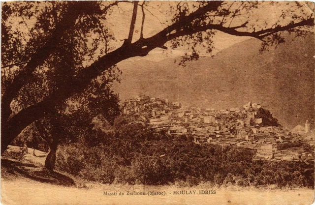 CPA AK MOULAY-IDRISS Massif du Zerhoun MOROC (720349)