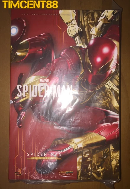 Ready! Hot Toys VGM38 MARVEL'S SPIDER-MAN 1/6 SPIDER-MAN (IRON SPIDER ARMOR) New