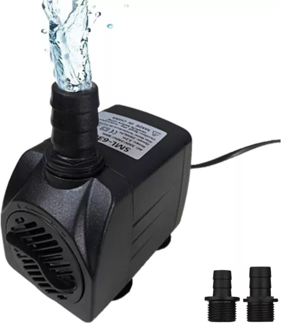 Submersible Water Pump Aquarium Fish Tank Sump Pumps Pond Feature Waterfall Pump