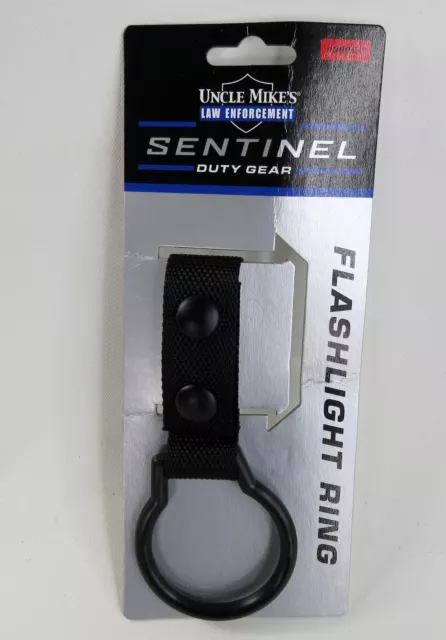 Uncle Mikes Sentinel Flashlight Holder Black Web Md: 8906-3