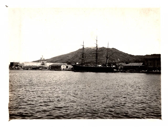 France, Port-Vendres, le port vintage silver print silver print 9x12