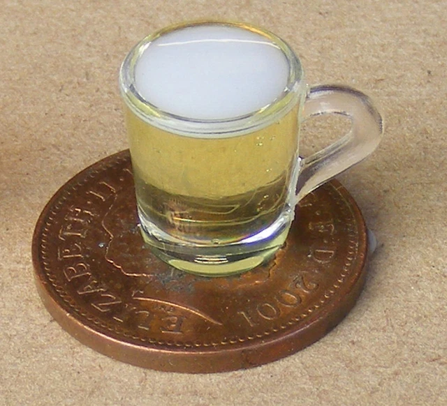 Mini-Bierkrüge Aus Zinn Im Maßstab 1:12 – Perfe Produktbild-Vorschau 2