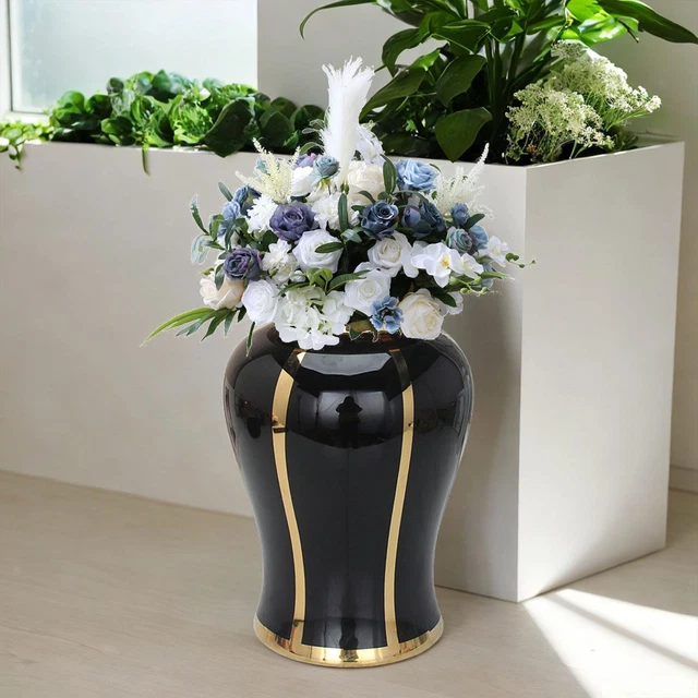 Pot de gingembre en céramique, Vase de rangement en porcelaine, accessoires