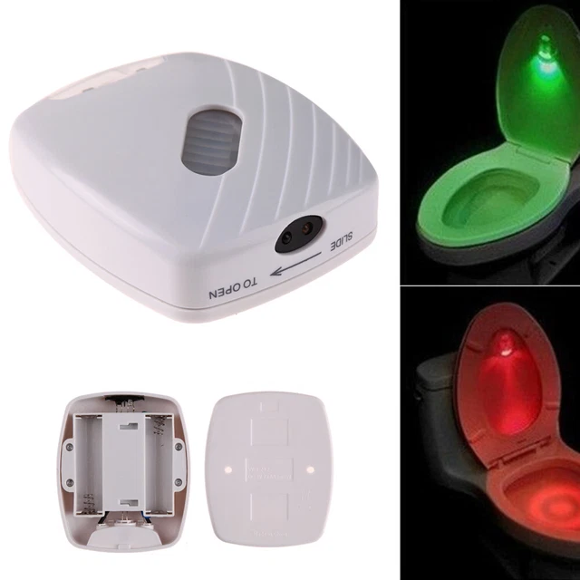 TOILET NIGHT LIGHT Autosensing LED Seat Lamp Motion Toilet Bathroom