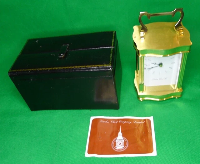 LONDON CLOCK COMPANY Carriage Clock brass