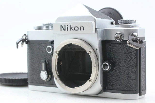 MINT] NIKON F2 Eye Level Silver Body 35mm Film Camera From JAPAN