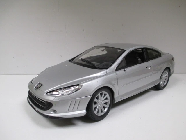 Miniature Peugeot 407 Coupé 2006 Gris – Échelle 1:87, Collection Ou Décoration !