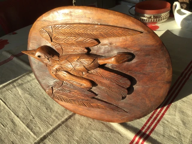 TROPHÉE DE CHASSE Sculpture Bronze Oiseau Faisan M Daillon