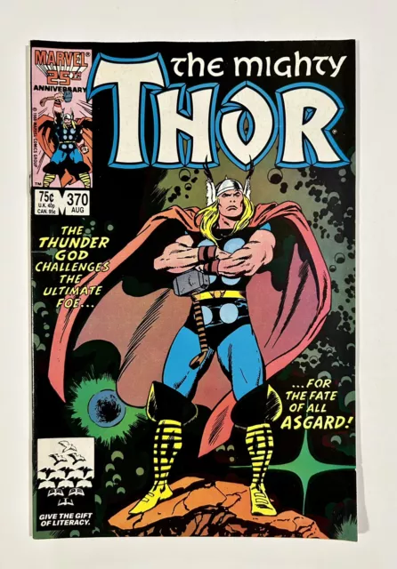 The Mighty Thor #370 Buscema Cover Marvel Comics 1986