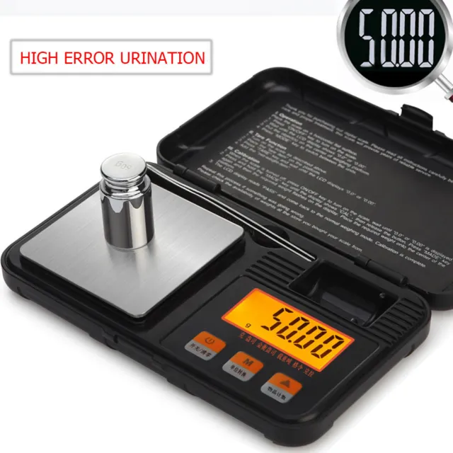 Digital Mini Scale Precision Jewelry Electronic Weight Scale (B 50g/0.001g)