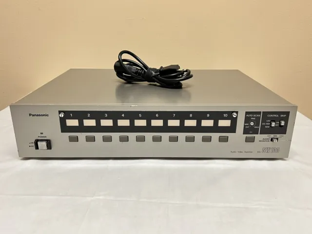 Panasonic AG-SW100 Audio Video Production Switching Distribution Unit - WORKS!