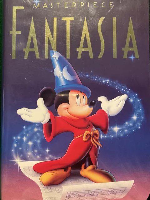 Walt Disney's Masterpiece Fantasia VHS 1991 Black Diamond Mickey Mouse Disney