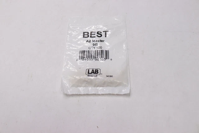 (100-Pk) Lab Best Bottom Pins A2 Master 9B # 9 A2-9B S1