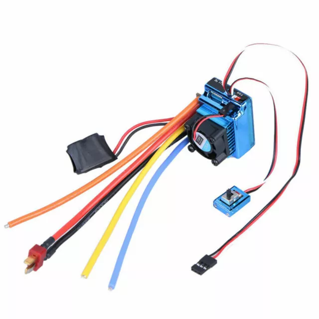 120A Sensored Brushless Speed Controller ESC for 1/8 1/10 1/12 Car Crawler L6D7