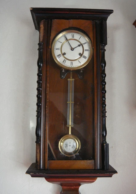 Gong Uhr Pendel Einstellen ALTE WANDUHR MIT Pendel, Regulatur