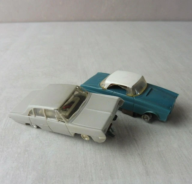 Lot petites voitures, Opel Diplomate, Mercedes 300SE, circuit HO, Faller AMS